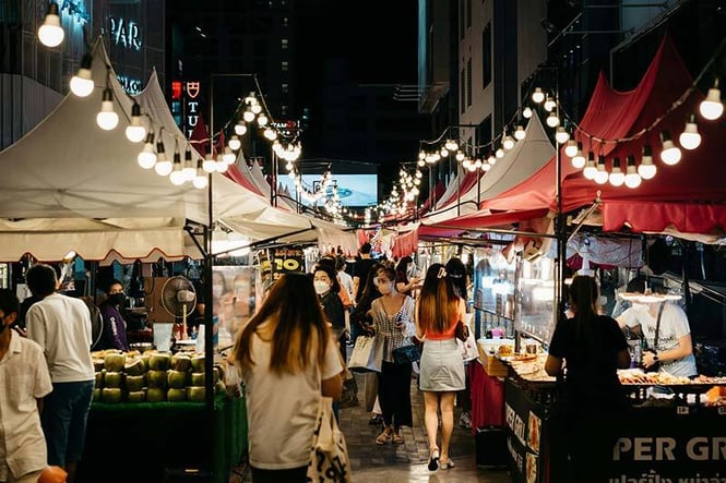 open air market